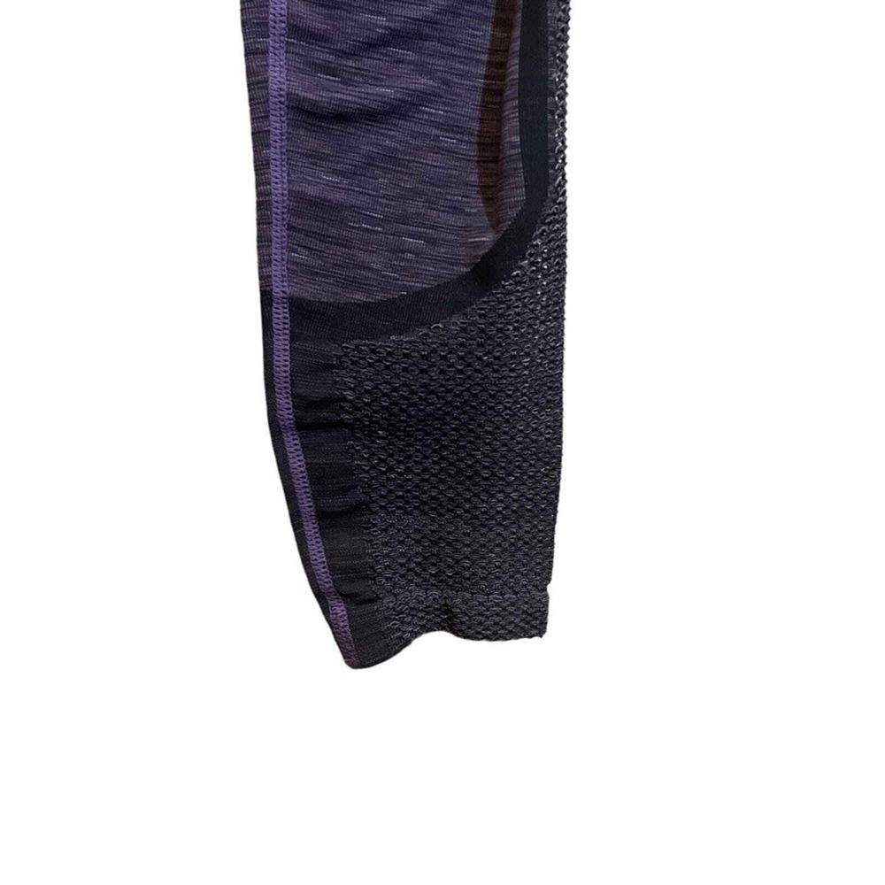 Gap Fit Purple and Black Capri Leggings with Netting Detail Size M - Picture 5 of 7